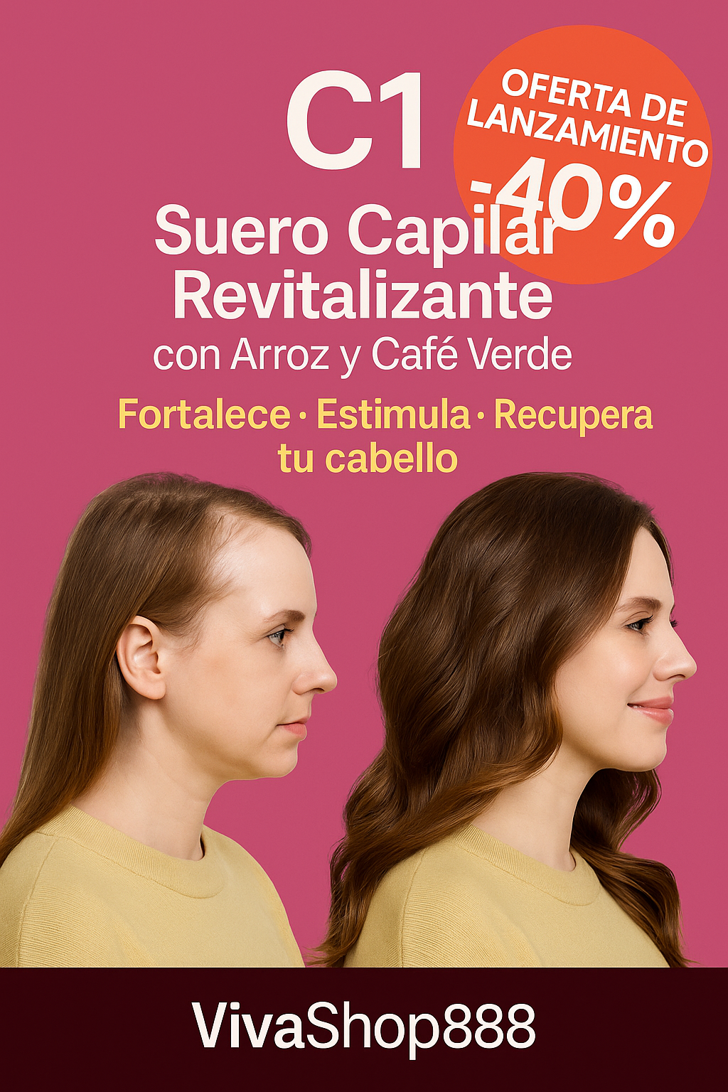 Suero Capilar Revitalizante con Arroz y Café Verde – Oferta Lanzamiento -40% Viva Shop 888