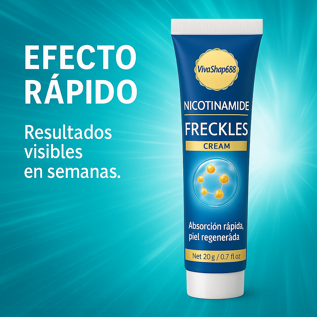 Crema generadora Intensiva aclara manchas,reduce cicatrices y combate el acné.Con Nicotinamide Viva Shop 888