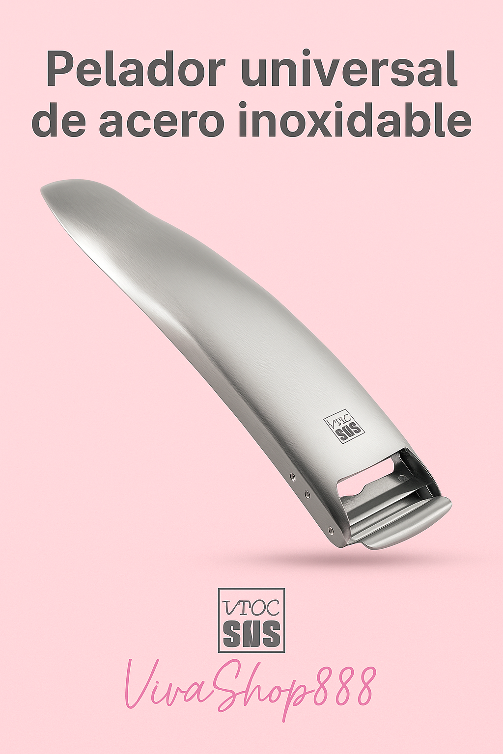 🏷️ Pelador Universal de Acero Inoxidable 304 – Precisión Profesional para Frutas y Verduras Viva Shop 888