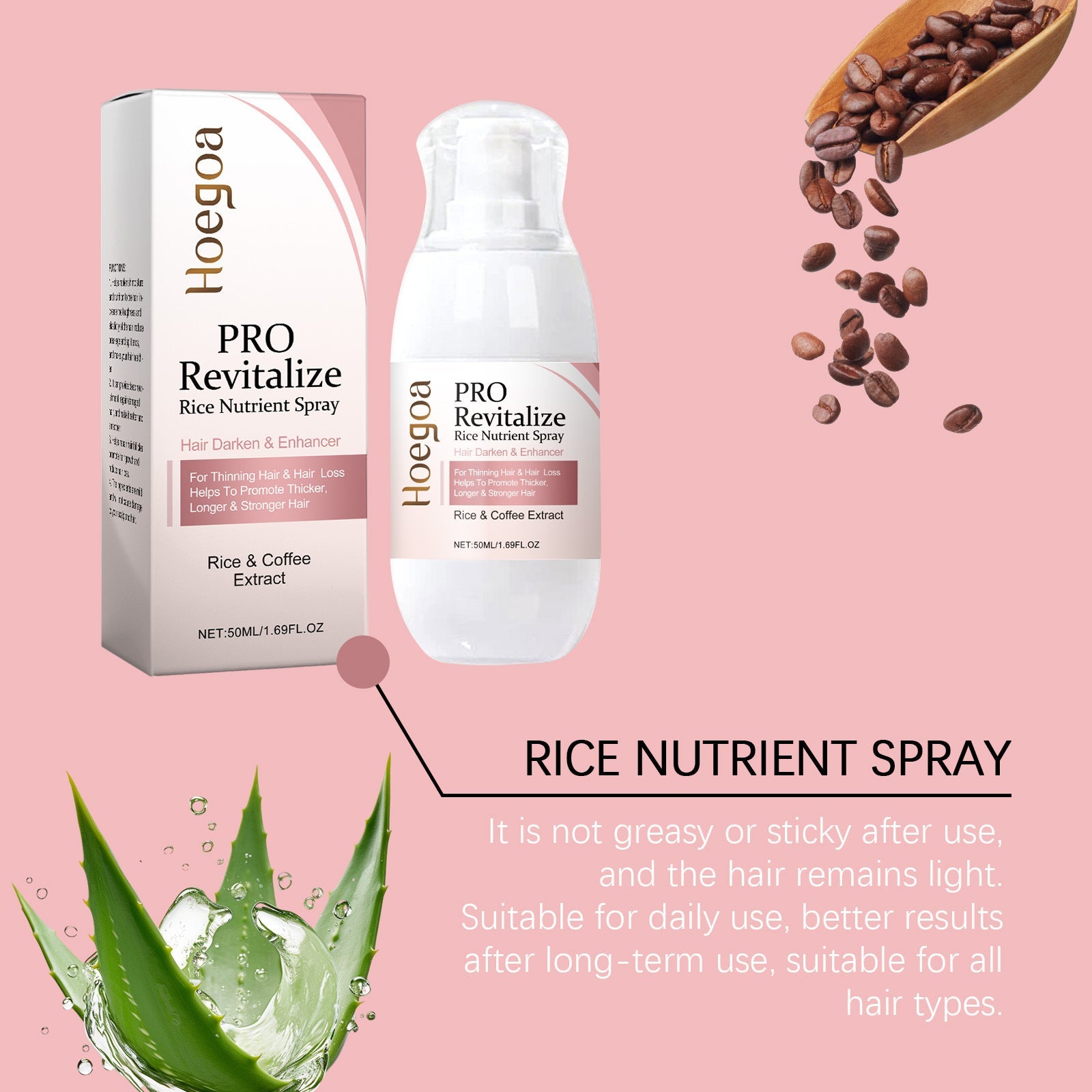 Suero Capilar Revitalizante con Arroz y Café Verde – Oferta Lanzamiento -40% Viva Shop 888