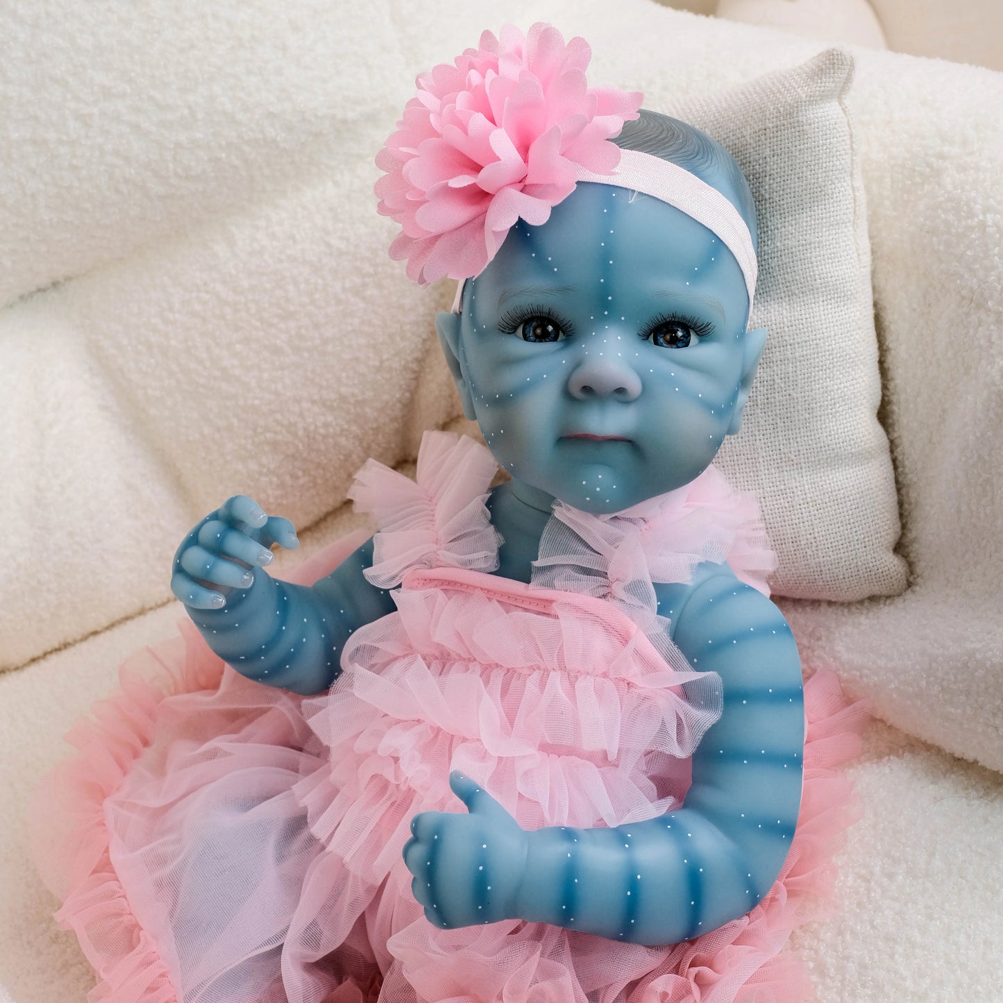 Muñeca Babi Avatar precioso de silicona suave.Ideal para coleccionistas .