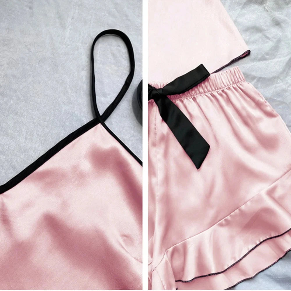 Pijama de Satén cómodo,elegante y fresco Viva Shop 888