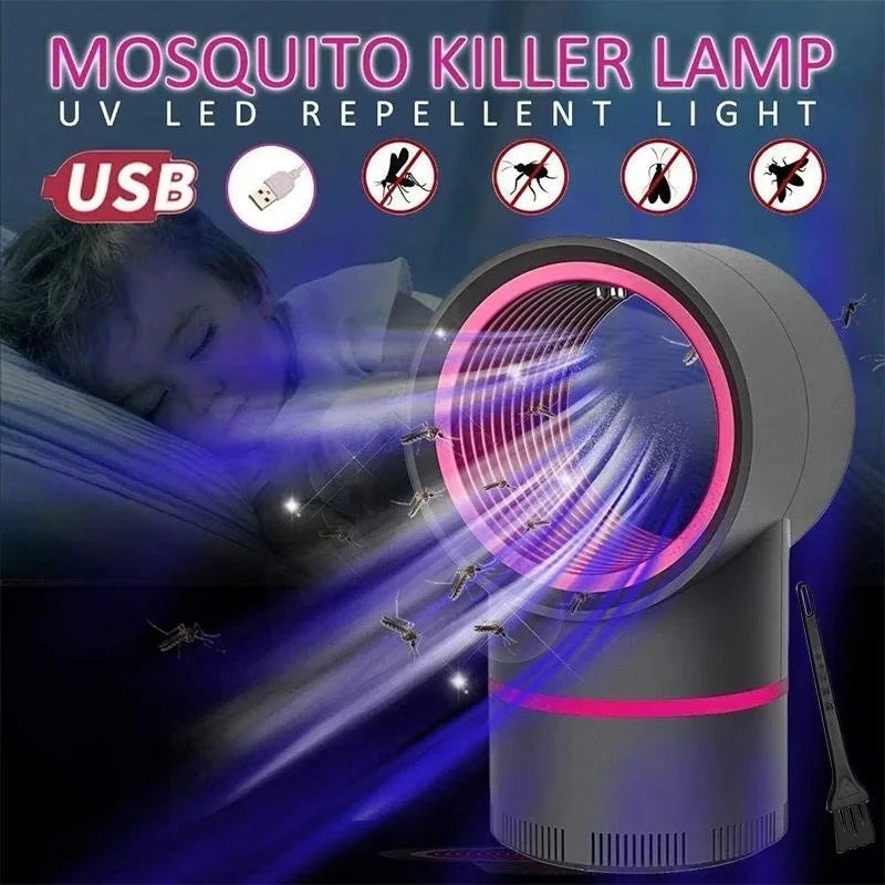Lámpara antimosquitos , trampa eléctrica para moscas, mata insectos, lámpara enchufada por USB, lámpara antimosquitos silenciosa portátil para exteriores, insecto Viva Shop 888