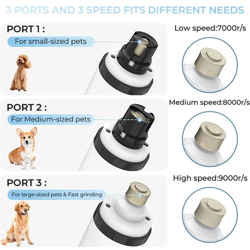 Corta uñas electrico para mascotas rapido y sin molestias Viva Shop 888