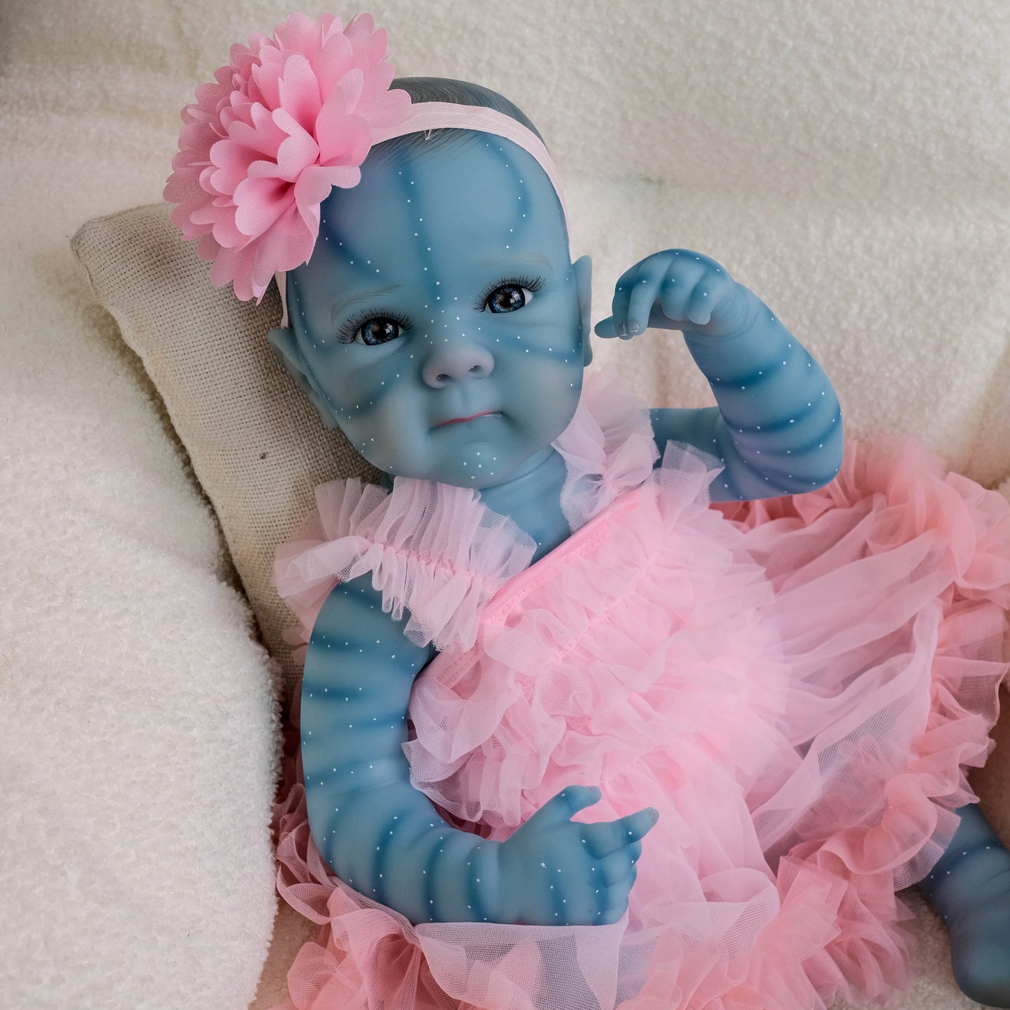 Muñeca Babi Avatar precioso de silicona suave.Ideal para coleccionistas .