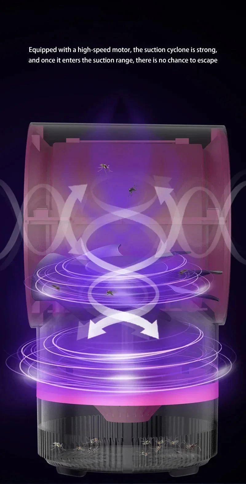 Lámpara antimosquitos , trampa eléctrica para moscas, mata insectos, lámpara enchufada por USB, lámpara antimosquitos silenciosa portátil para exteriores, insecto Viva Shop 888
