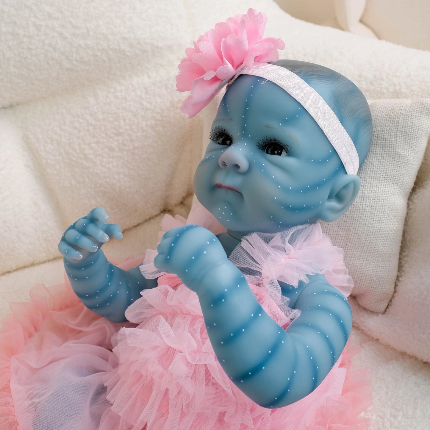 Muñeca Babi Avatar precioso de silicona suave.Ideal para coleccionistas .