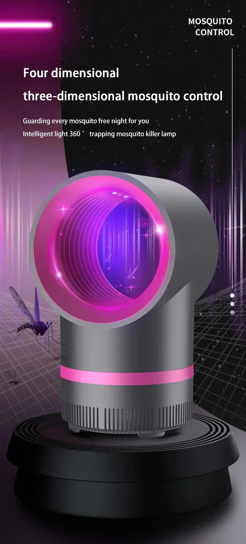 Lámpara antimosquitos , trampa eléctrica para moscas, mata insectos, lámpara enchufada por USB, lámpara antimosquitos silenciosa portátil para exteriores, insecto Viva Shop 888