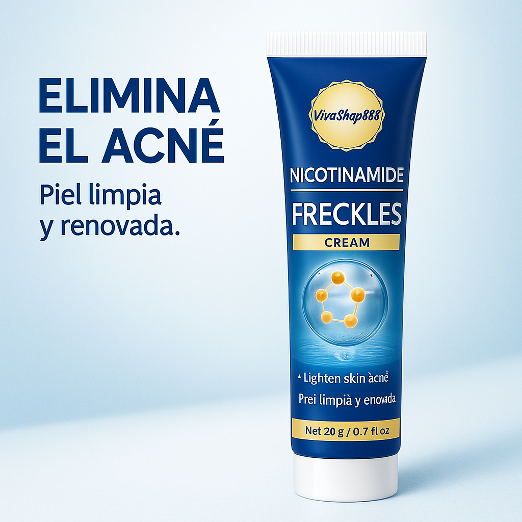 Crema generadora Intensiva aclara manchas,reduce cicatrices y combate el acné.Con Nicotinamide Viva Shop 888
