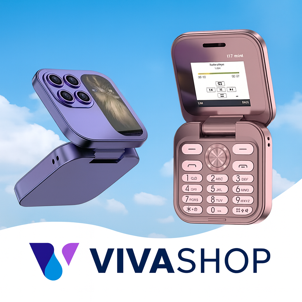 "Mini Teléfono Inteligente para Niños y Adultos Mayores – Sin Redes, Sin Distracciones | Solo Llamadas | Ideal para Padres que Quieren Cuidar el Tiempo de Pantalla – Solo €39,95" Viva Shop 888