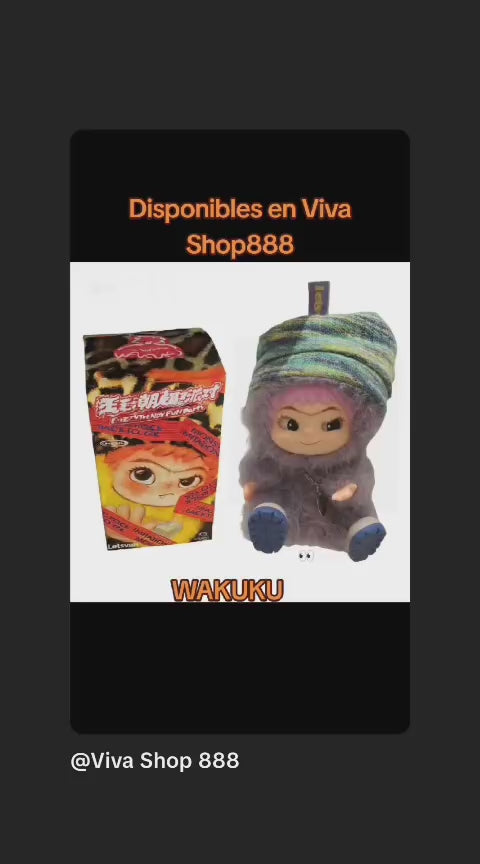 Muñeco Wakuku Fuzzy Retro | Coleccionable Exclusivo