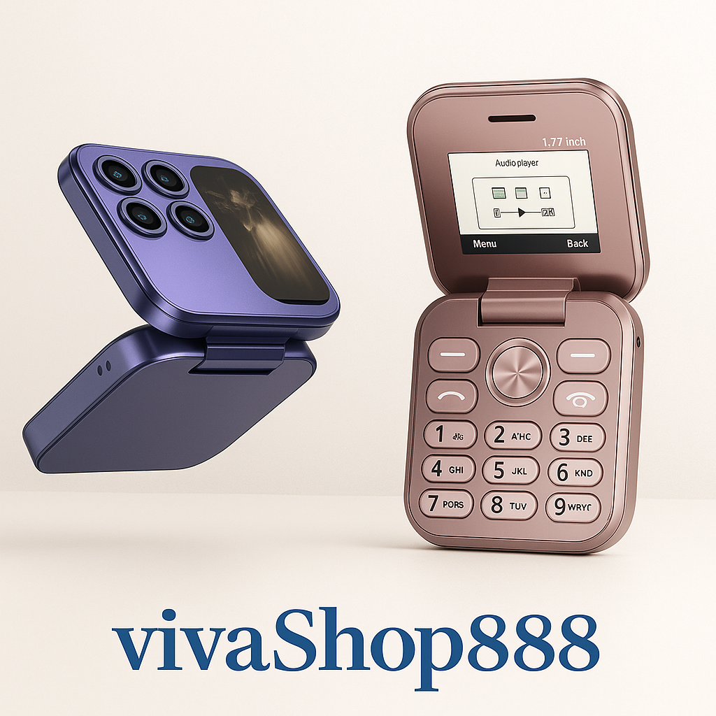 "Mini Teléfono Inteligente para Niños y Adultos Mayores – Sin Redes, Sin Distracciones | Solo Llamadas | Ideal para Padres que Quieren Cuidar el Tiempo de Pantalla – Solo €39,95" Viva Shop 888