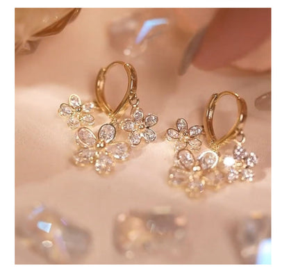 Preciosos pendientes de plata de Ley