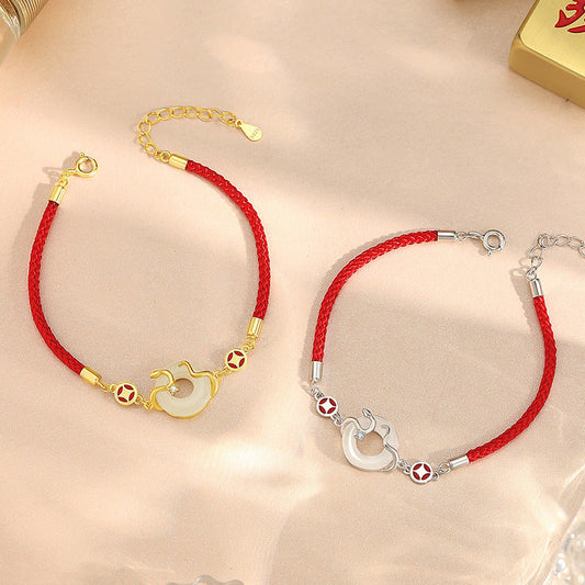 New Original Coin Spirit Snake Red Rope Bracelet Viva Shop 888