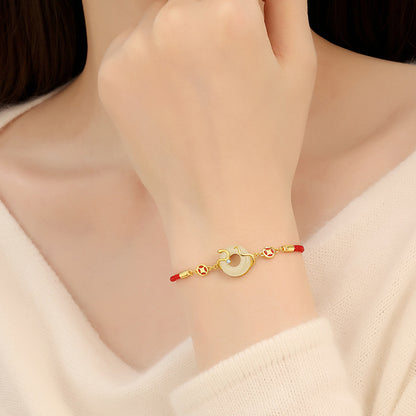 New Original Coin Spirit Snake Red Rope Bracelet