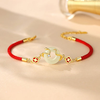 New Original Coin Spirit Snake Red Rope Bracelet