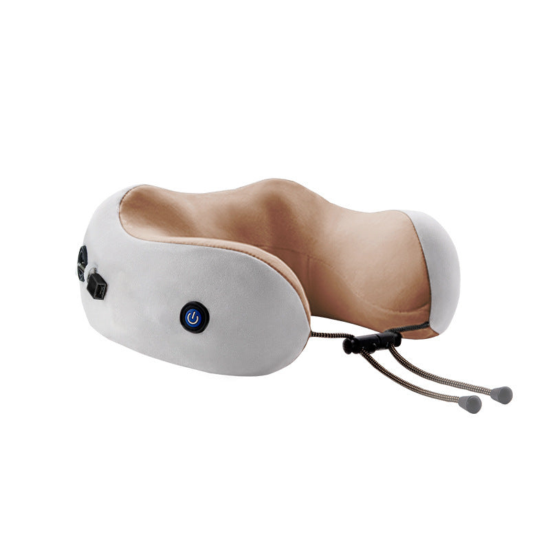 “Almohada de Masaje Cervical Eléctrica Portátil.