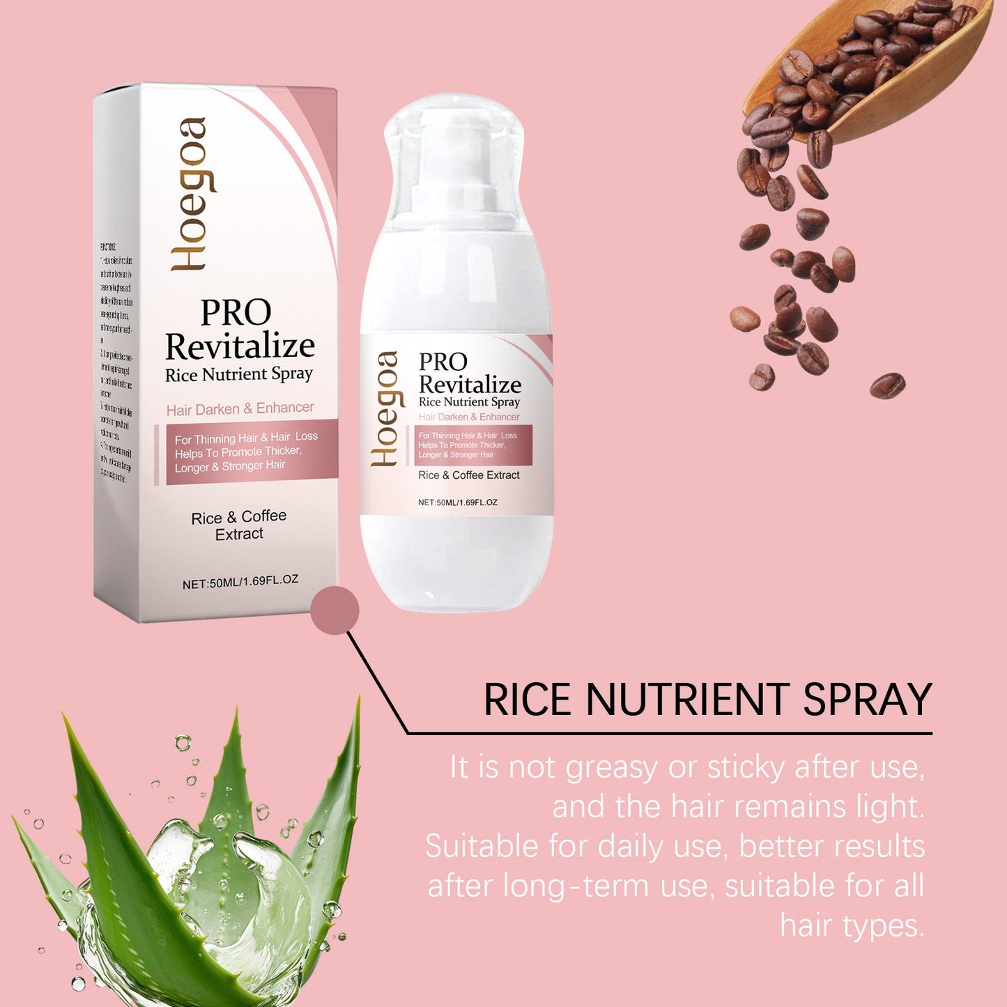 Suero Capilar Revitalizante con Arroz y Café Verde – Oferta Lanzamiento -40% Viva Shop 888