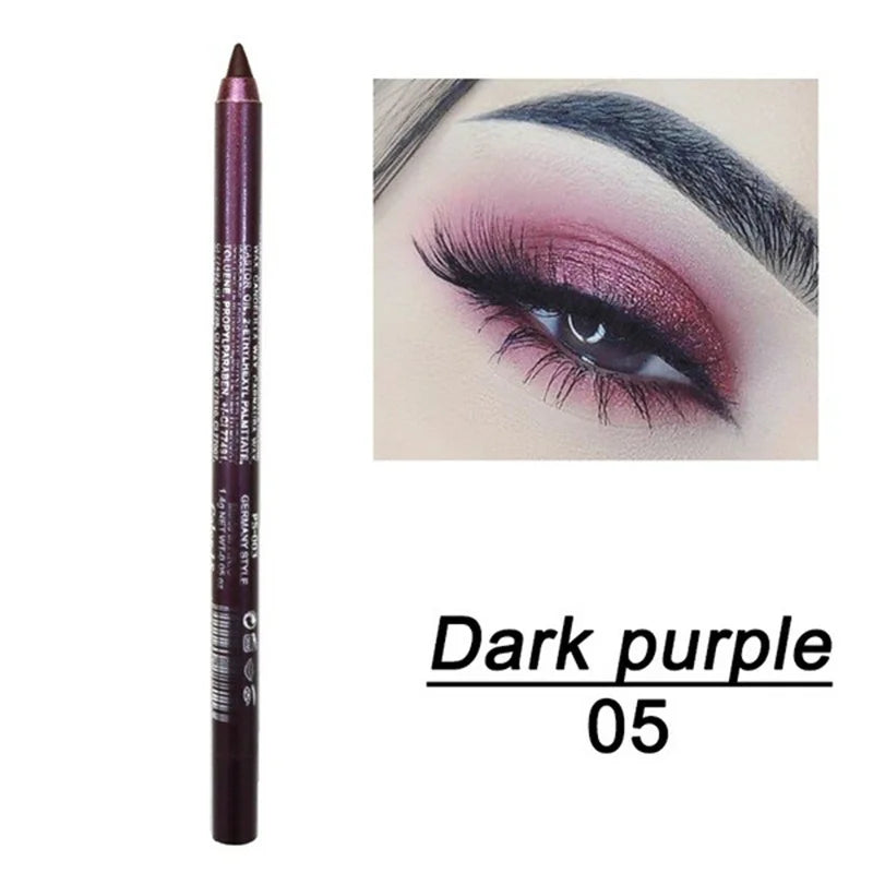 Delineador de ojos en 14 Tonos cremoso y Waterproof
