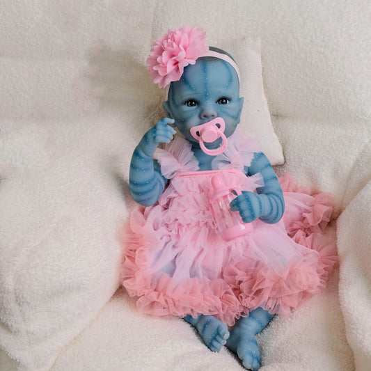 Muñeca Babi Avatar precioso de silicona suave.Ideal para coleccionistas .