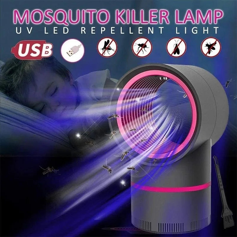 Lámpara antimosquitos , trampa eléctrica para moscas, mata insectos, lámpara enchufada por USB, lámpara antimosquitos silenciosa portátil para exteriores, insecto