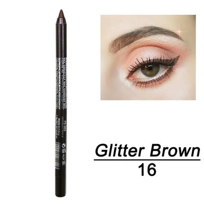 Delineador de ojos en 14 Tonos cremoso y Waterproof