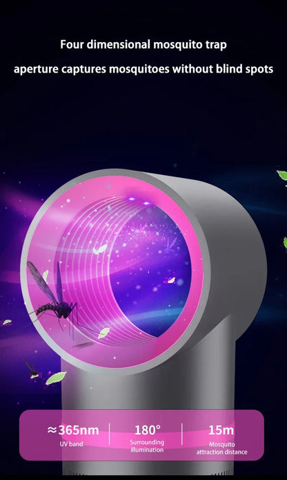 Lámpara antimosquitos , trampa eléctrica para moscas, mata insectos, lámpara enchufada por USB, lámpara antimosquitos silenciosa portátil para exteriores, insecto