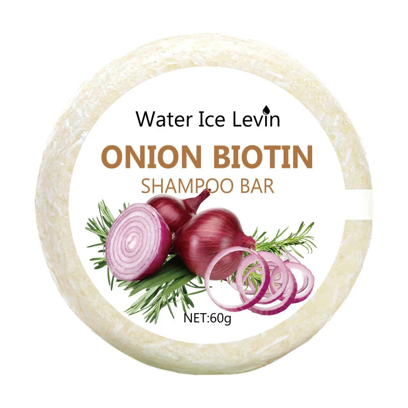 Champú Solido de Cebolla y Biotina,Crece y Brilla