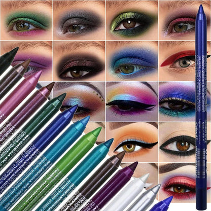 Delineador de ojos en 14 Tonos cremoso y Waterproof