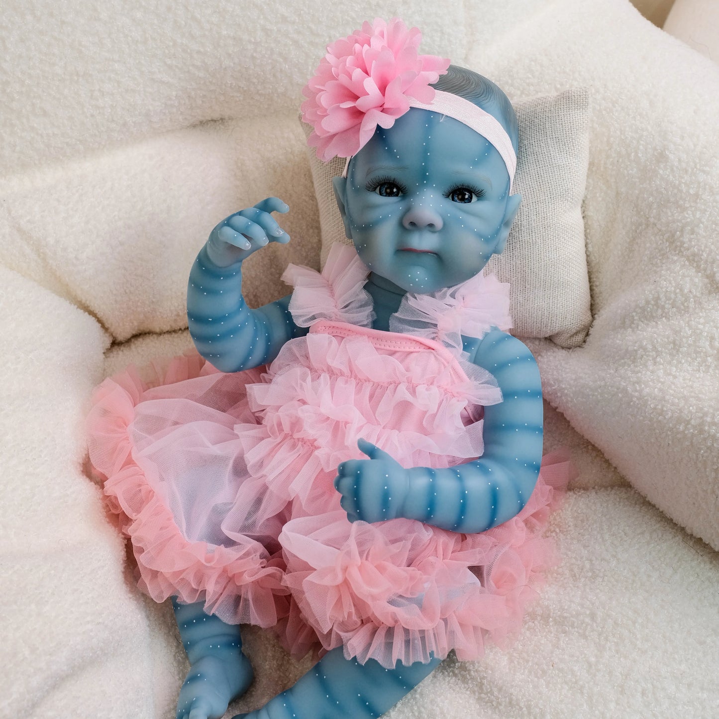 Muñeca Babi Avatar precioso de silicona suave.Ideal para coleccionistas .