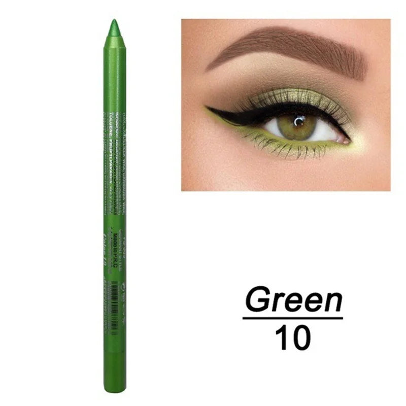 Delineador de ojos en 14 Tonos cremoso y Waterproof