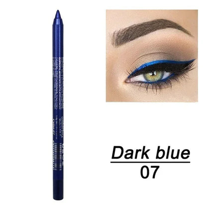 Delineador de ojos en 14 Tonos cremoso y Waterproof