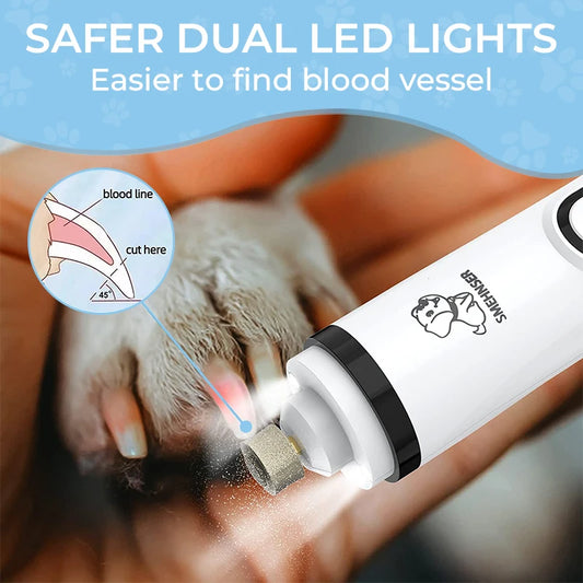 Corta uñas electrico para mascotas rapido y sin molestias