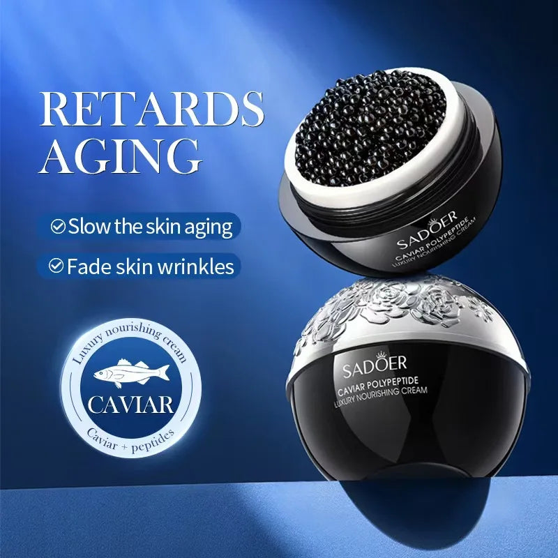 Crema Antiarrugas Premium con Caviar,Retinol y Polipeptidos-Vivashop888