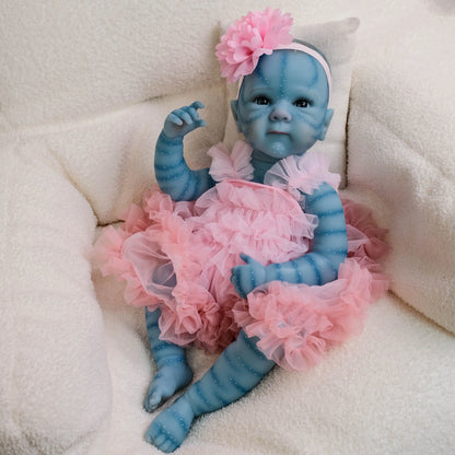Muñeca Babi Avatar precioso de silicona suave.Ideal para coleccionistas .