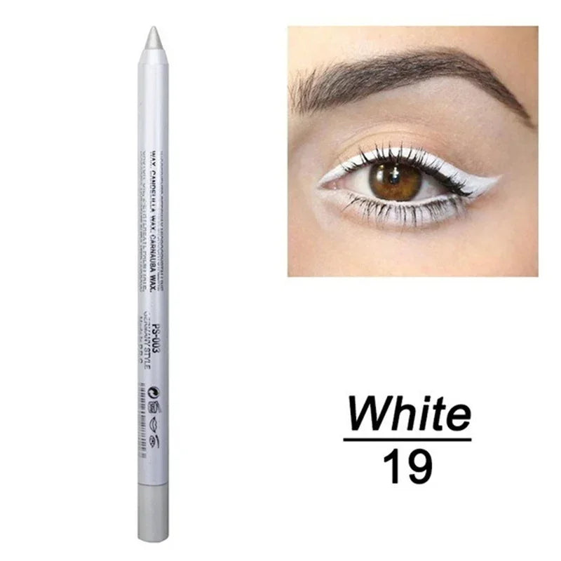 Delineador de ojos en 14 Tonos cremoso y Waterproof