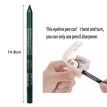 Delineador de ojos en 14 Tonos cremoso y Waterproof
