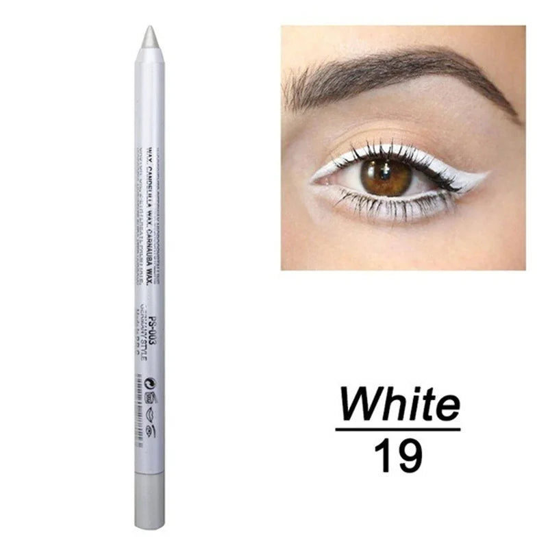 Delineador de ojos en 14 Tonos cremoso y Waterproof