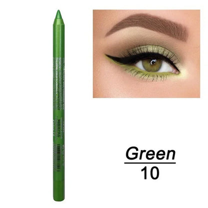 Delineador de ojos en 14 Tonos cremoso y Waterproof