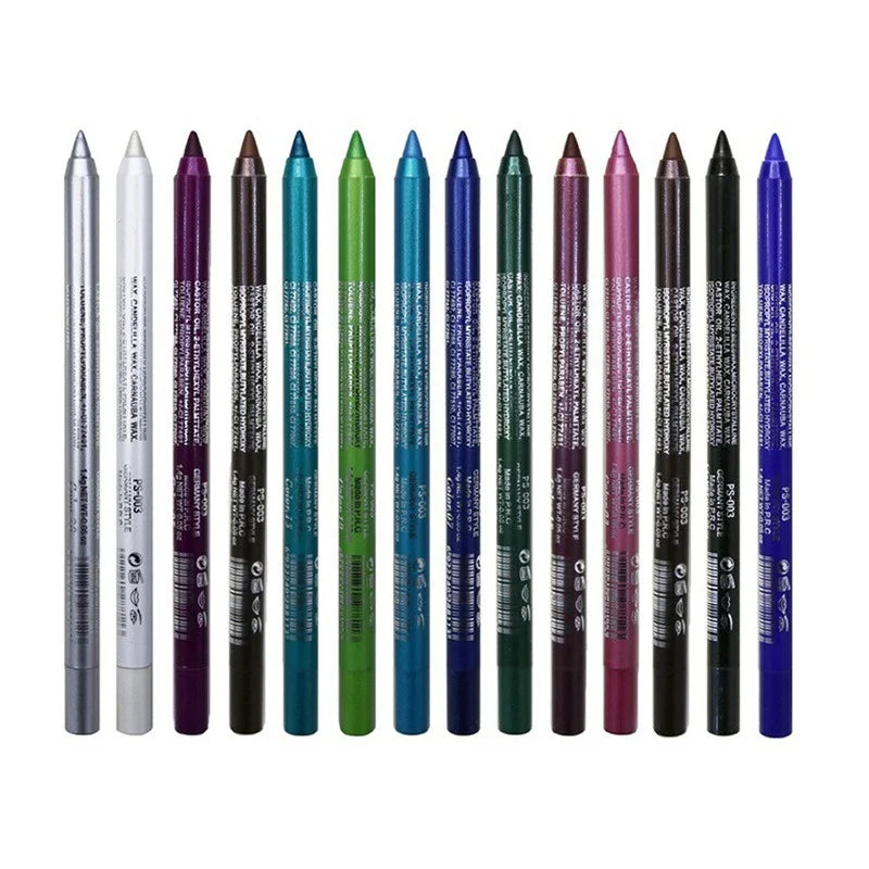Delineador de ojos en 14 Tonos cremoso y Waterproof
