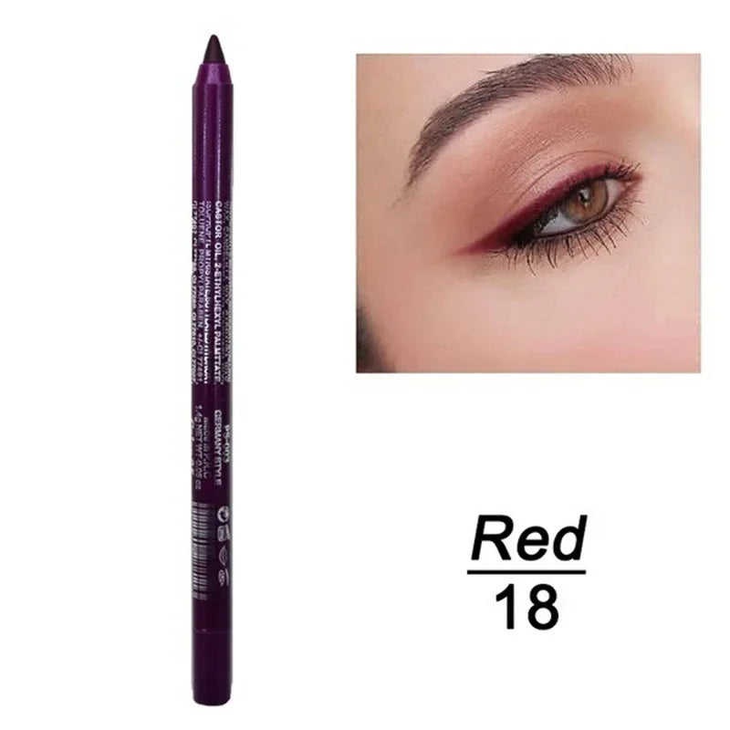 Delineador de ojos en 14 Tonos cremoso y Waterproof