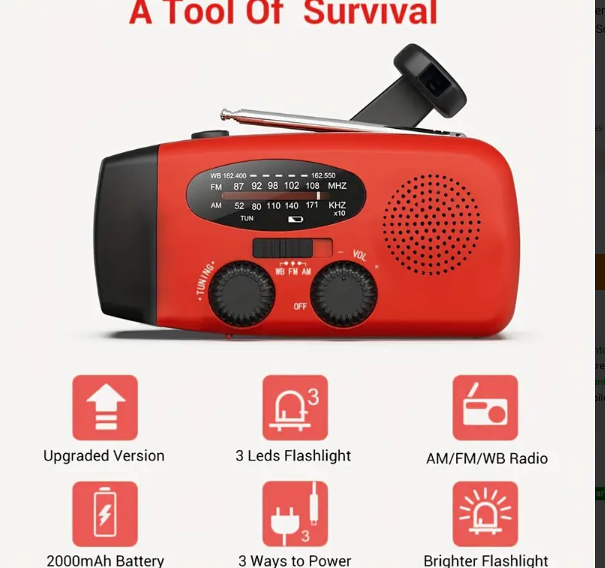 Radio Solar 3 en 1: Luz, Energía y Seguridad en tu Mano Viva Shop 888