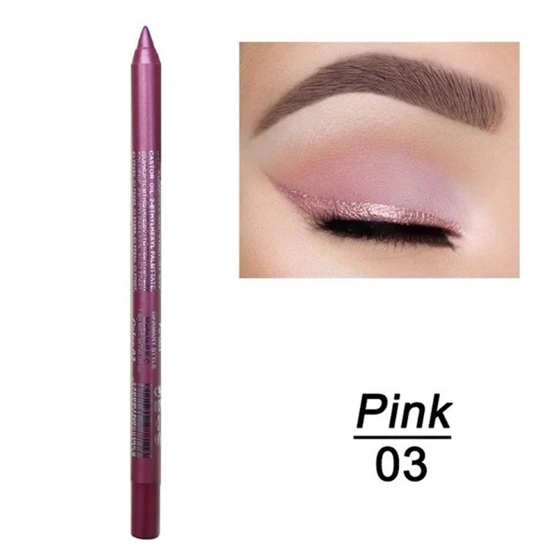 Delineador de ojos en 14 Tonos cremoso y Waterproof