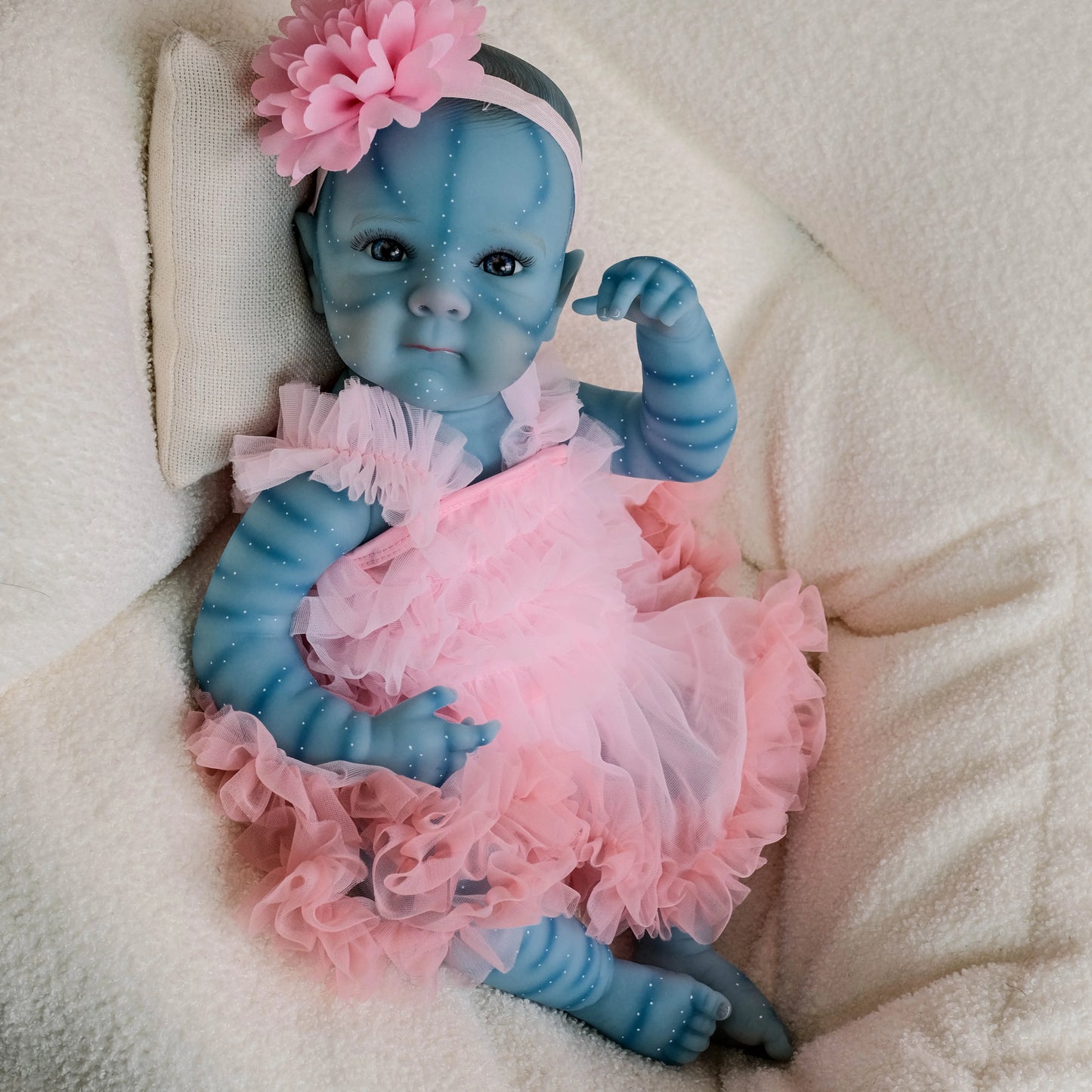 Muñeca Babi Avatar precioso de silicona suave.Ideal para coleccionistas .