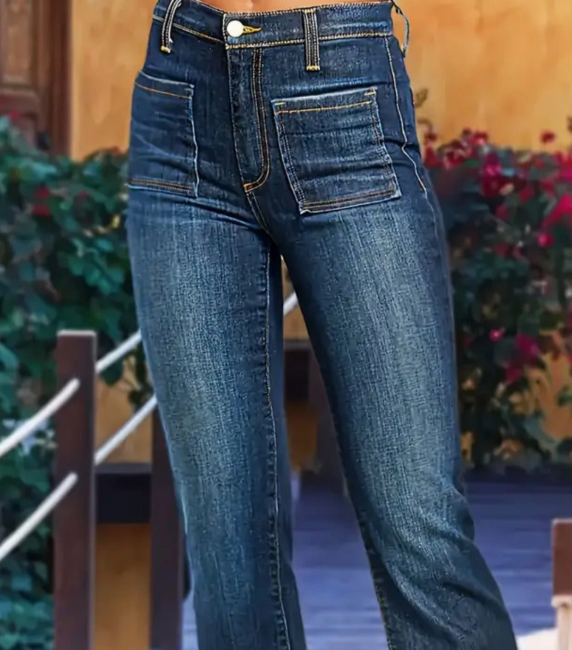 Conjunto Ignis – Pantalón Vaquero Elástico + Camiseta Negra Viva Shop 888