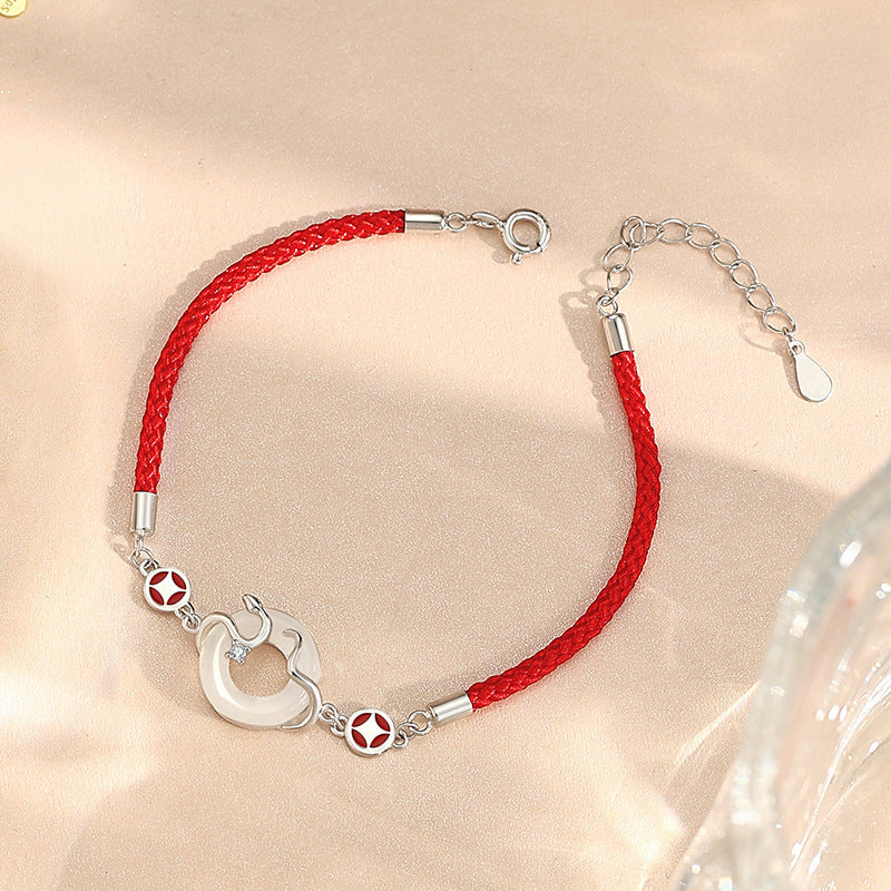 New Original Coin Spirit Snake Red Rope Bracelet