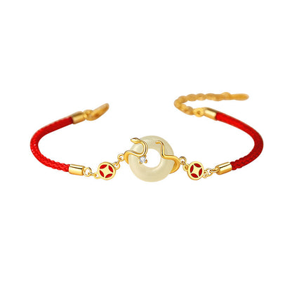 New Original Coin Spirit Snake Red Rope Bracelet