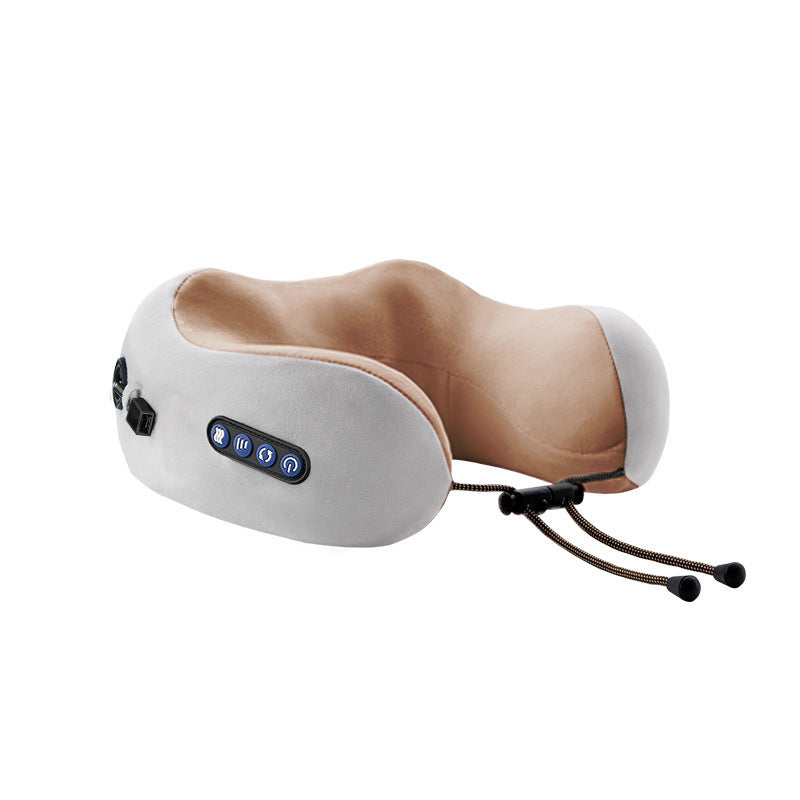 “Almohada de Masaje Cervical Eléctrica Portátil.